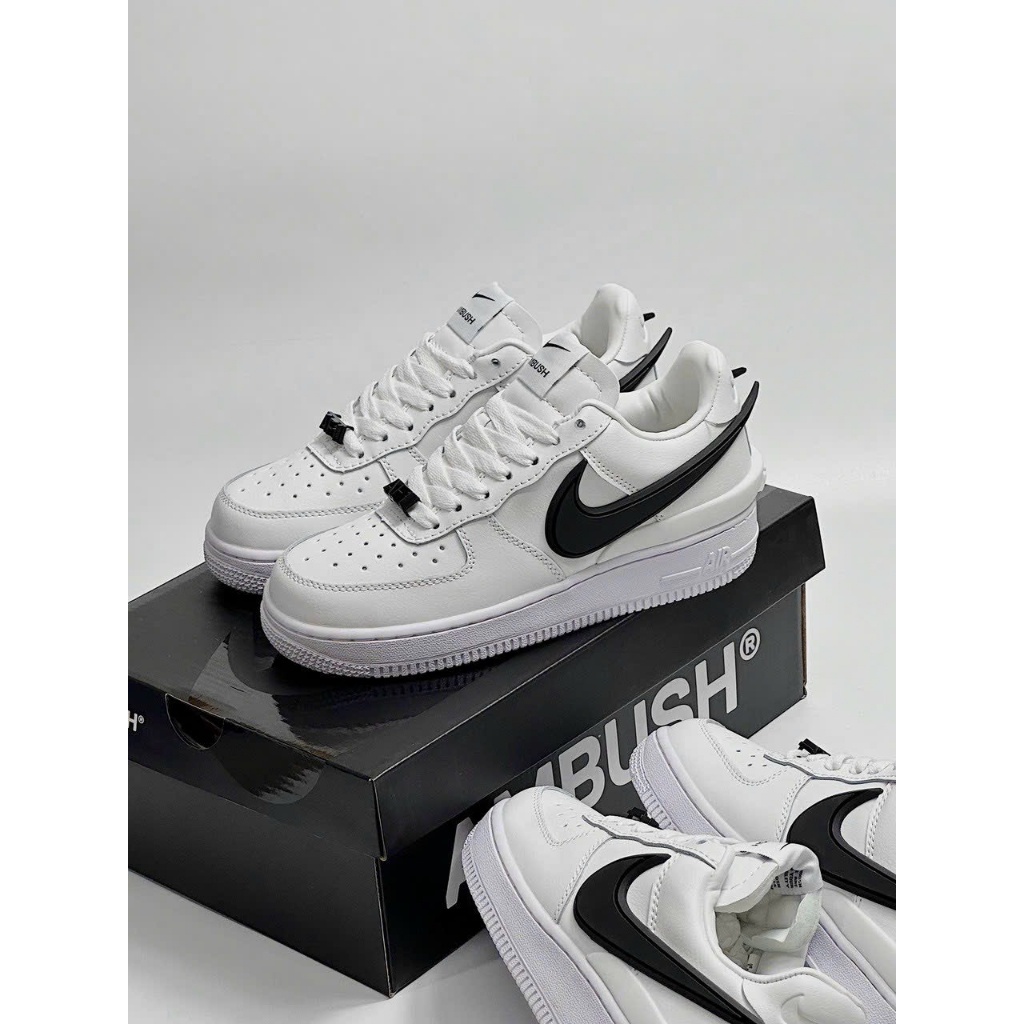 Giày _Nike Air Force 1  AMBUSH Low Phantom   , giày Af1 AMBUSH full trắng bản S.Cấp trung full phụ kiện
