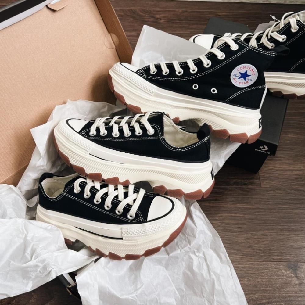 Giày Converse All Star 100 TREKWAVE OX high top black  hot trend 2023