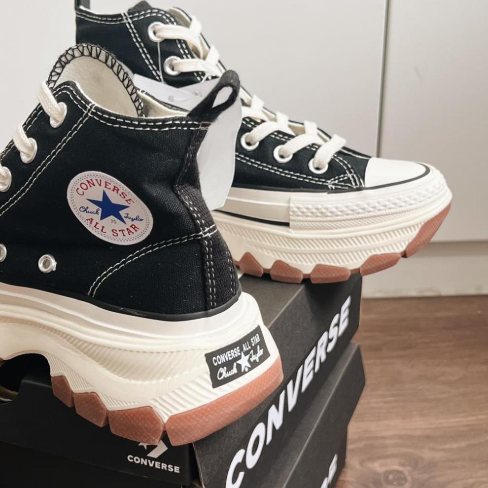 Giày Converse All Star 100 TREKWAVE OX high top black  hot trend 2023