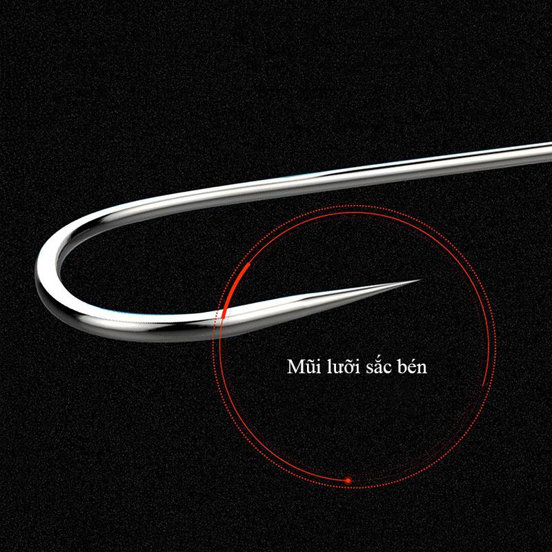 200 Lưỡi Carbon Câu Cá Rô Phi