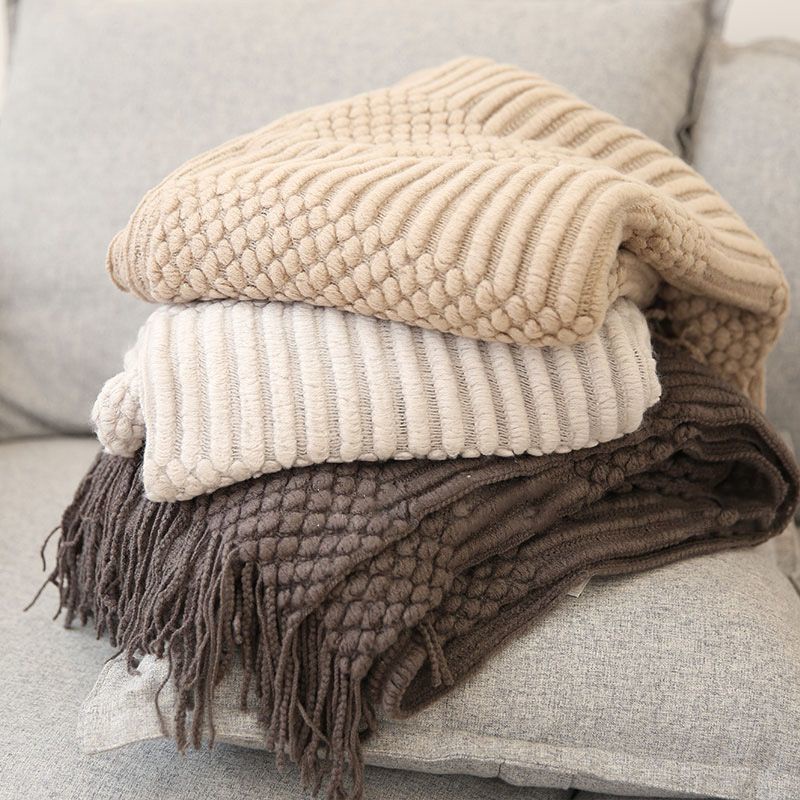 Chăn Sofa Chăn Nhẹ Phong Cách Sang Trọng Áo Choàng Khăn Choàng Văn Phòng Ngủ Trưa Chăn Ins Style Chăn điều Hòa