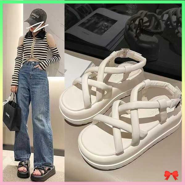 Dép la mã nữ giày đi biển dày-xa