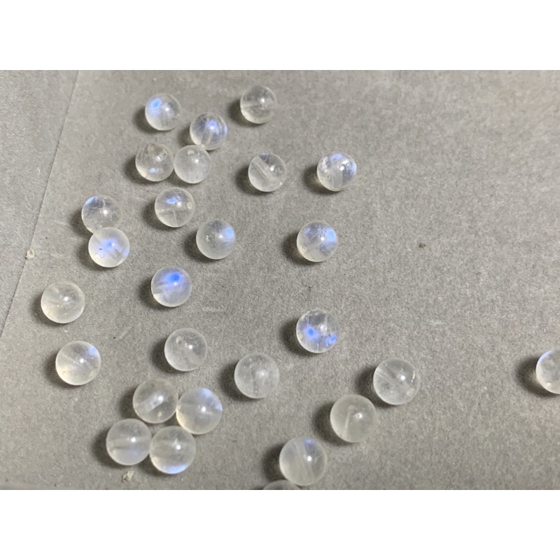 [100% THIÊN NHIÊN][hạt đá lẻ][1 hạt] Moonstone (đá mặt trăng) mix vòng, làm handmade -DIY…