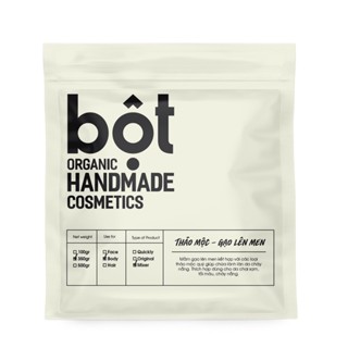 Thảo mộc gạo lên men - Bột tắm trắng hữu cơ