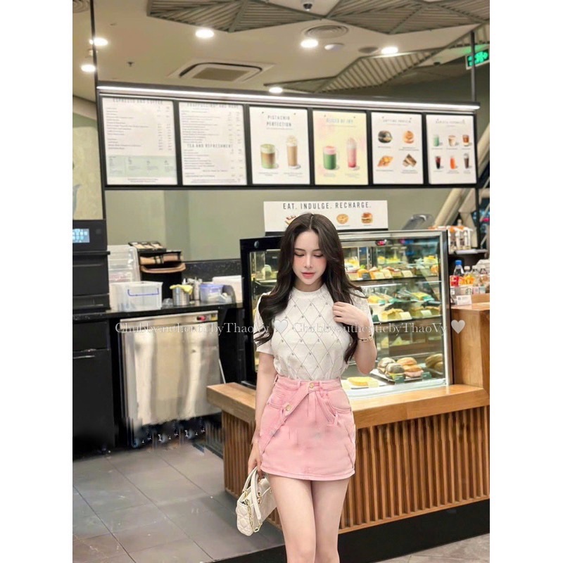 [ CHUBBY BIGSIZE ] ÁO LEN ĐÍNH ĐÁ BIGSIZE TỪ 50-90kg
