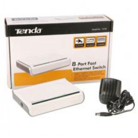 Bộ Chuyển Mạng Switch 8 Port Tenda 100m Mẫu Mới Chính Hãng