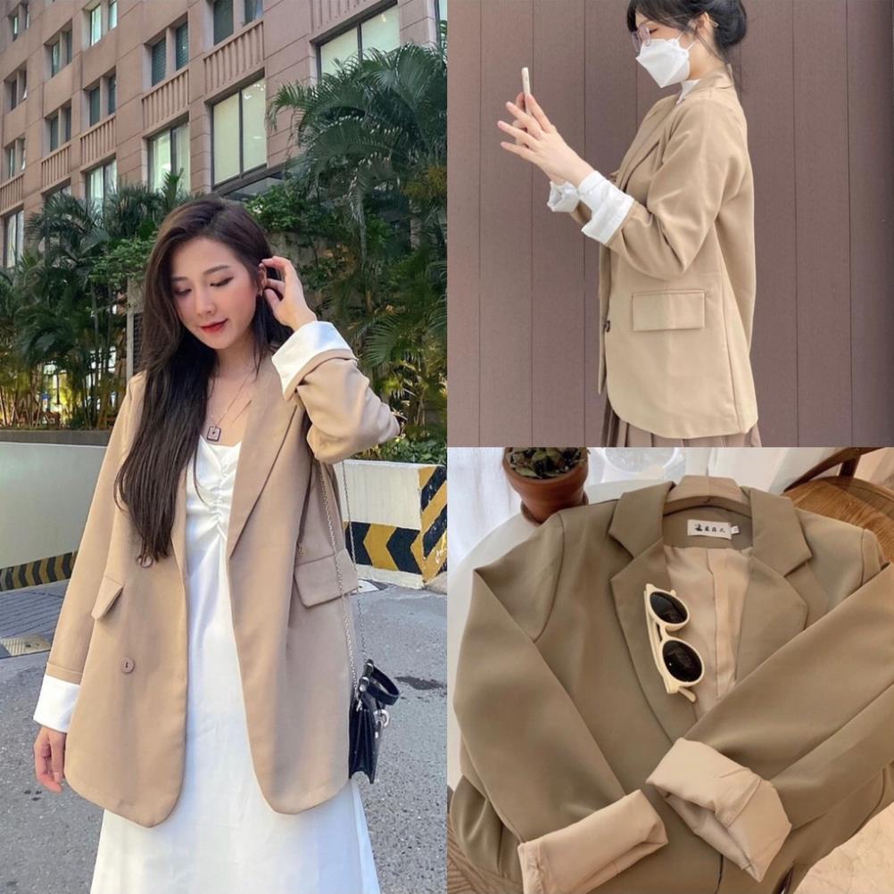 Áo Vest nữ, áo khoác Blazer 2 lớp Form Hàn Quốc, 4 cúc mẫu mới