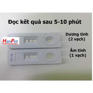 1 Bộ Test bệnh parvo CPV care trên chó CDV và que FPV mèo que thử bệnh chó mèo