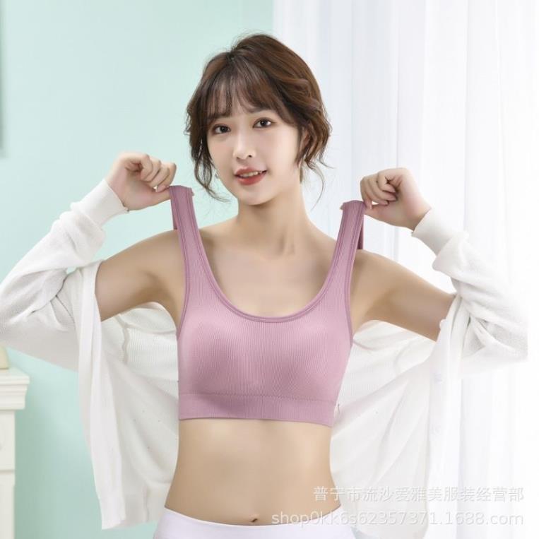Áo bra thể thao chất dệt kim LULY SPORT freesize size từ 40-56kg LULY