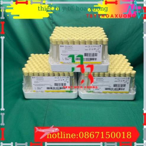 Ống nghiệm ACD Lấy Máu Chân Không Hãng BD Mỹ (Lốc 100 Ống)
