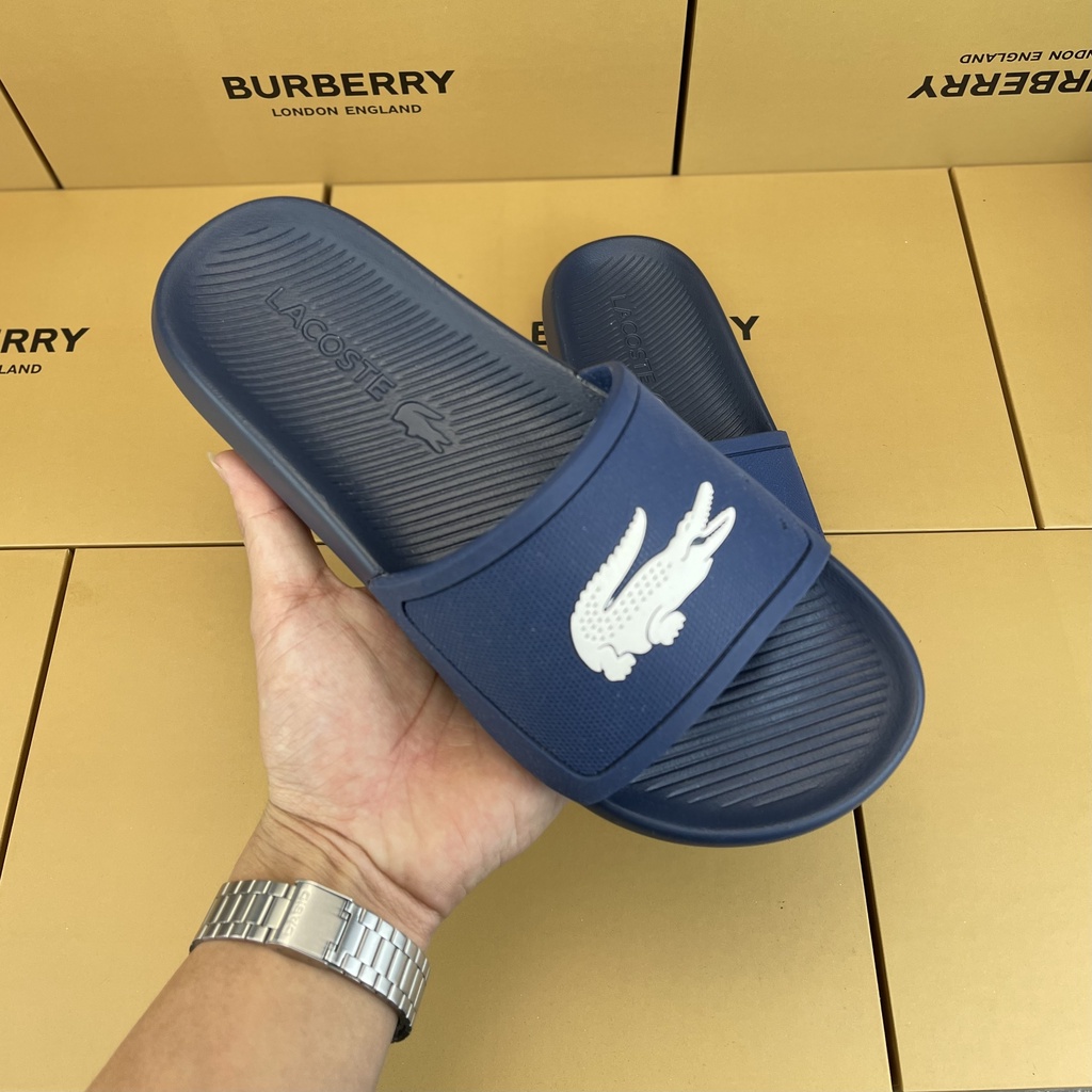 Dép Lacoste nam, Dép quai ngang nam cá sấu, Mẫu mới 2023 Siêu đẹp