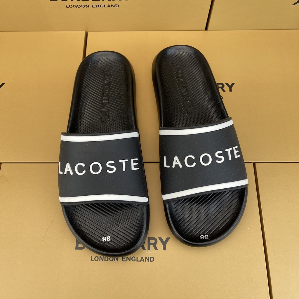 Dép Lacoste nam, Dép quai ngang nam cá sấu, Mẫu mới 2023 Siêu đẹp