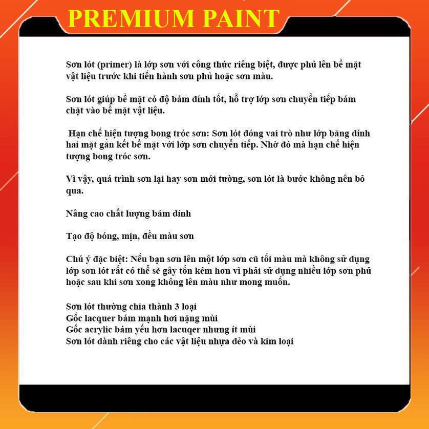 SƠN LÓT KIM LOẠI CAO CẤP GAIA - SẢN PHẨM CAO CẤP