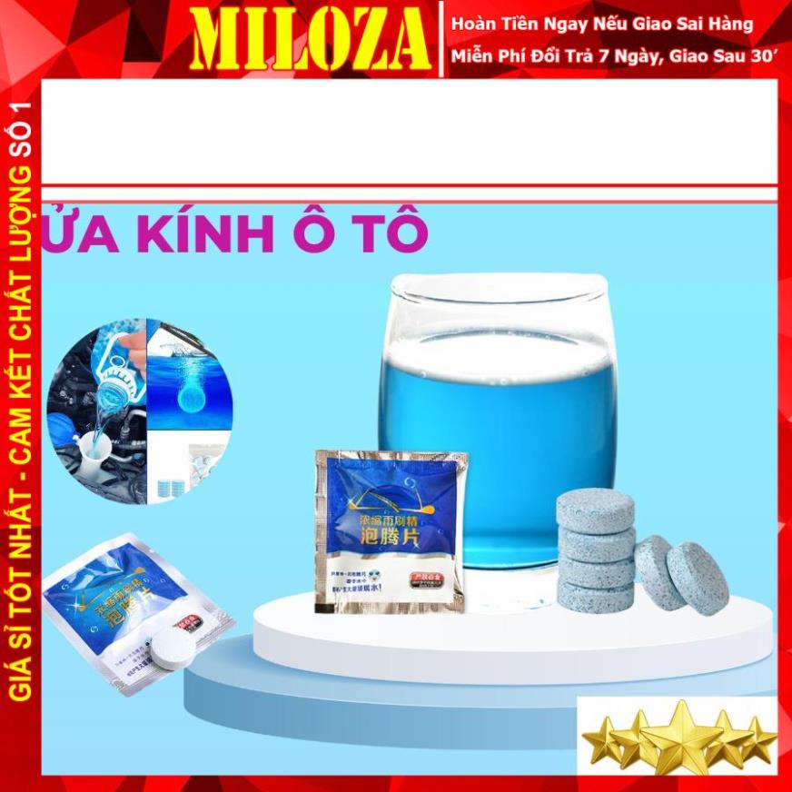 Viên Sủi Rửa Kính Túi Cho Ô tô Tiện Dụng (1 Viên = 4L Nước)