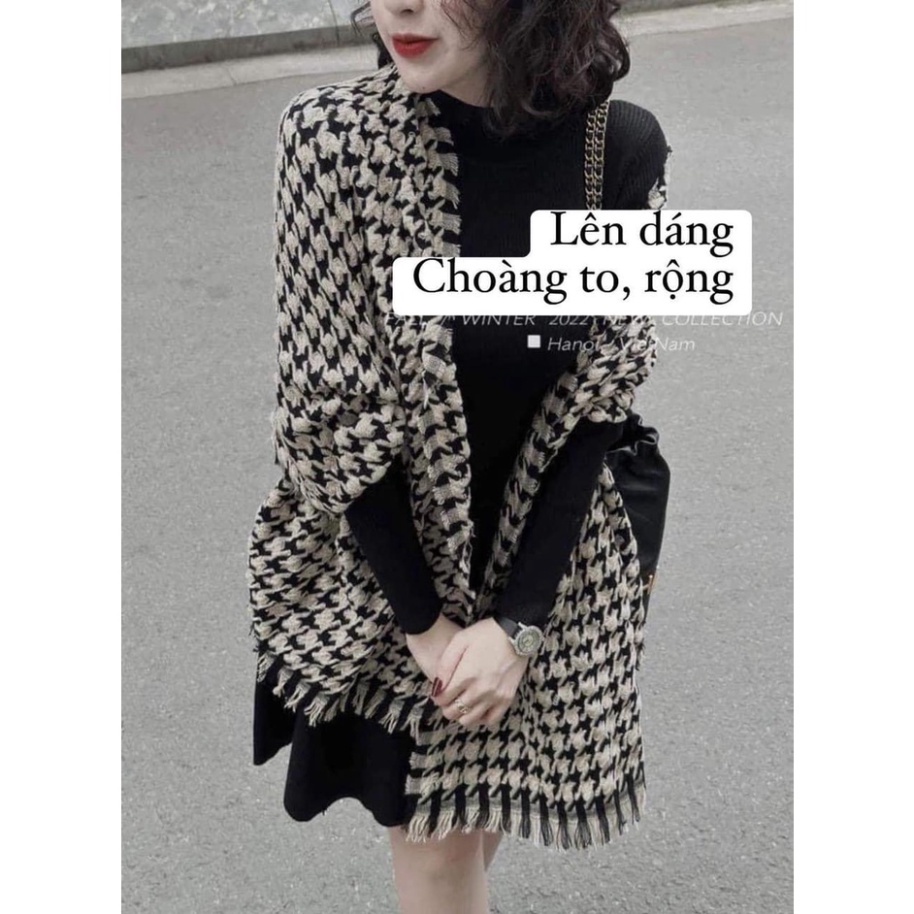 KHĂN LEN MỀM KẺ CARO BẢN TO SIÊU HOT (huong.hxt)
