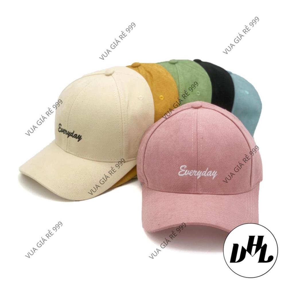 Mũ lưỡi trai nhung mịn thêu chữ Memorie , Nón kết phong cách Ulzzang form unisex nam nữ M03