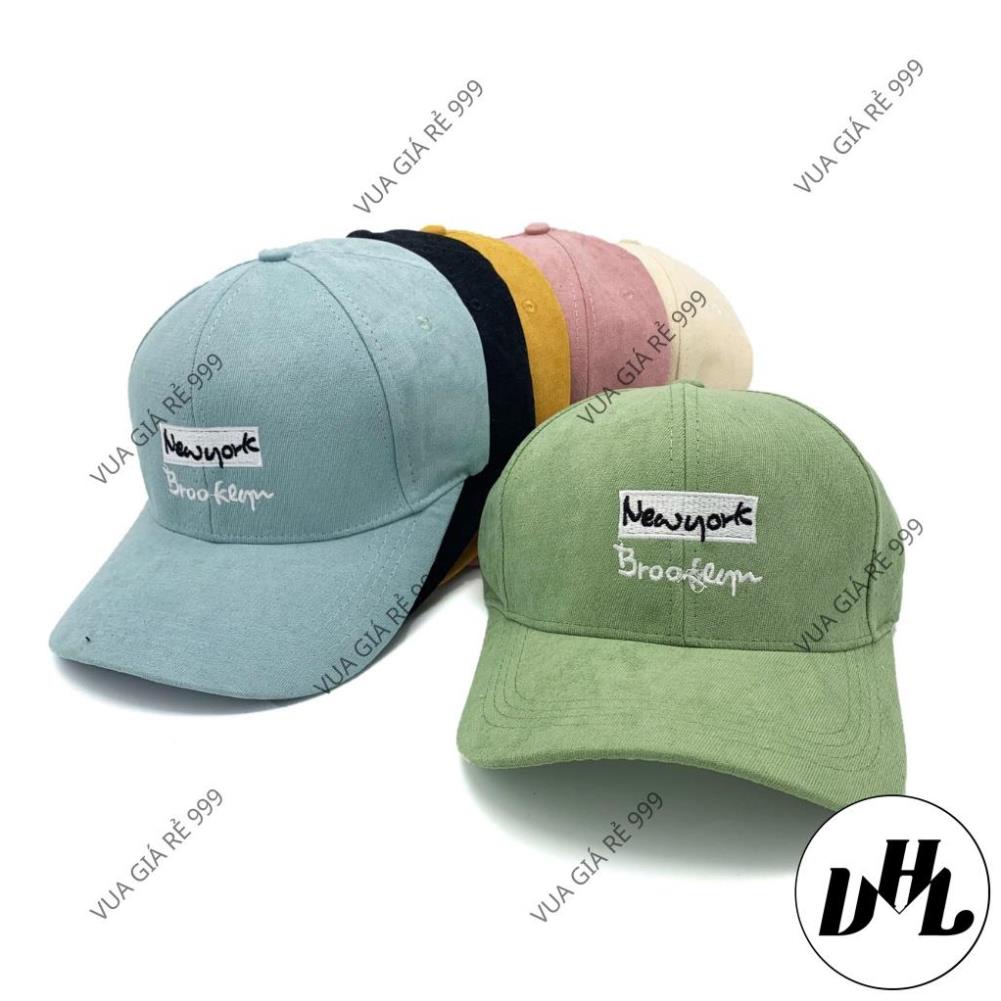 Mũ lưỡi trai nhung mịn thêu chữ Memorie , Nón kết phong cách Ulzzang form unisex nam nữ M03