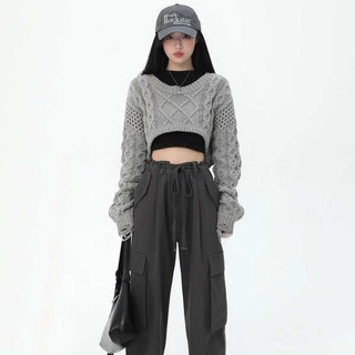 Áo len ngắn nữ áo len rời