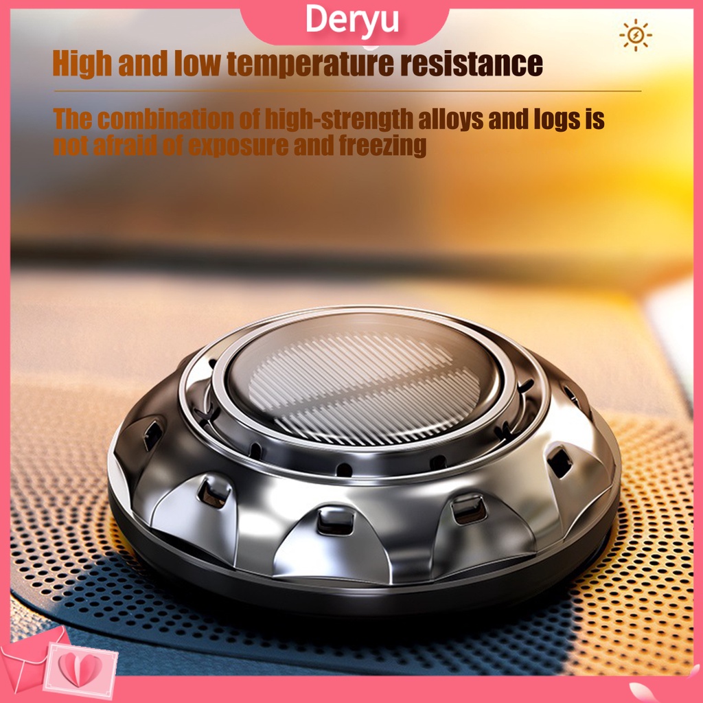 Máy Khuếch Tán Tinh Dầu Xoay Năng Lượng Mặt Trời Khử Mùi Hôi Trang Trí Xe Hơi 15ml