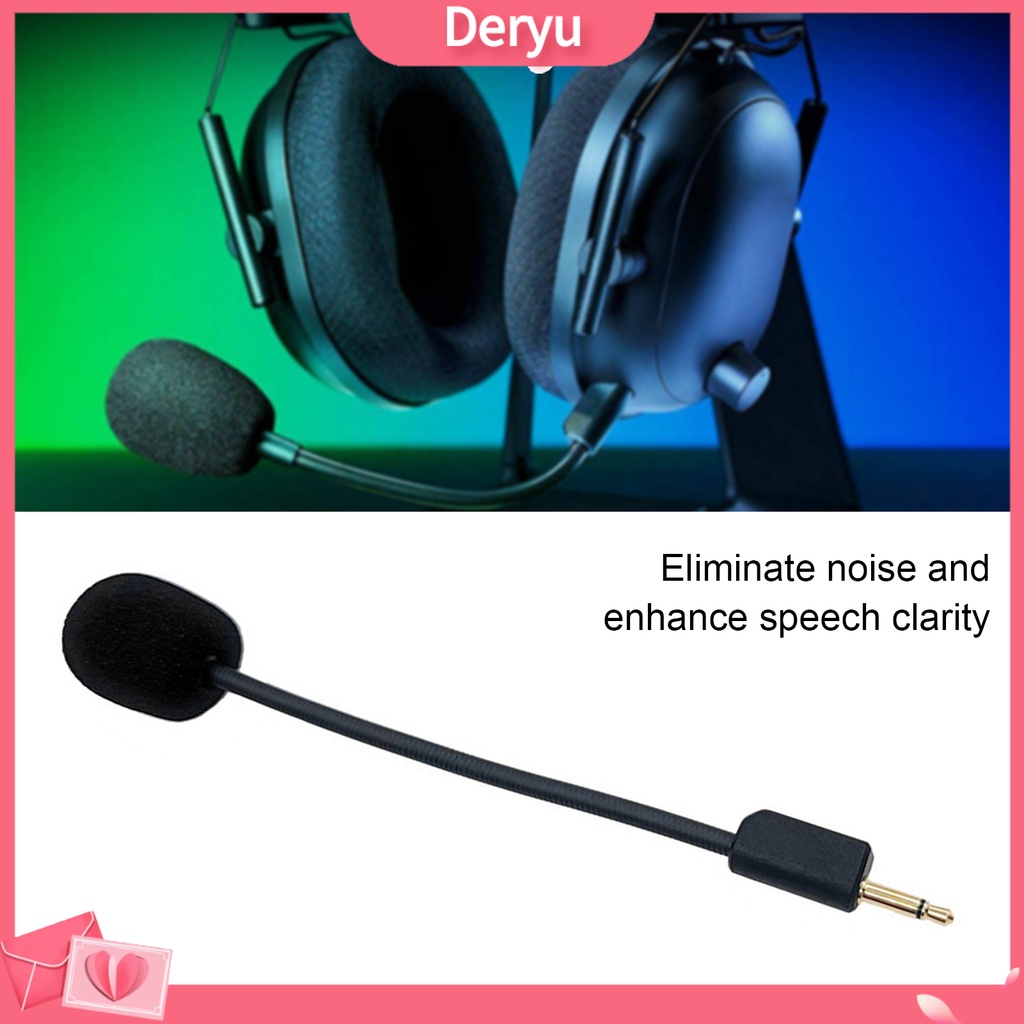 Micro Tai Nghe Chơi Game Razer BlackShark V2 / V2 Pro / V2 SE Linh Hoạt 3.5mm Có Thể Tháo Rời