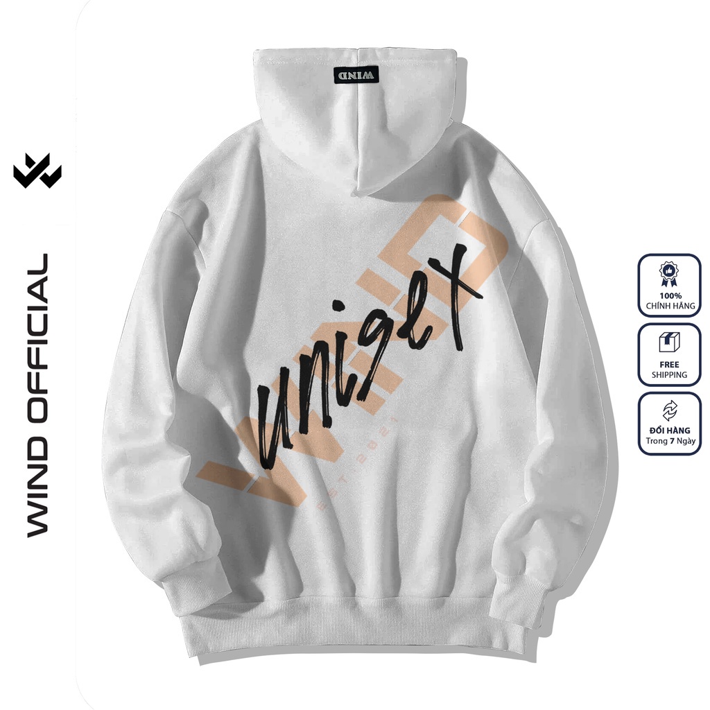 Áo hoodie nam nữ form rộng WIND HD25 thời trang nam nữ oversize ulzzang