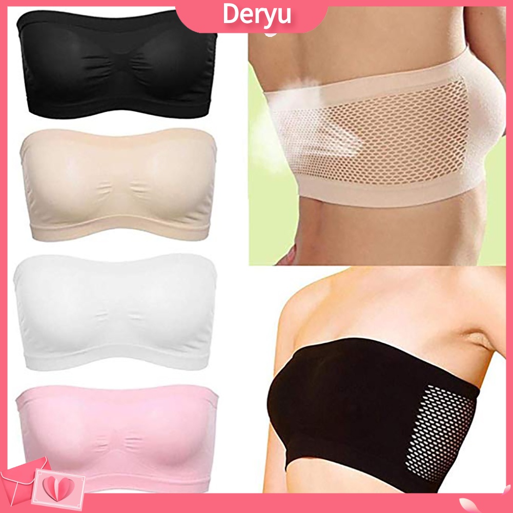 Áo Ngực Thể Thao Không Dây Hở Lưng Thoáng Khí Màu Trơn Cho Nữ