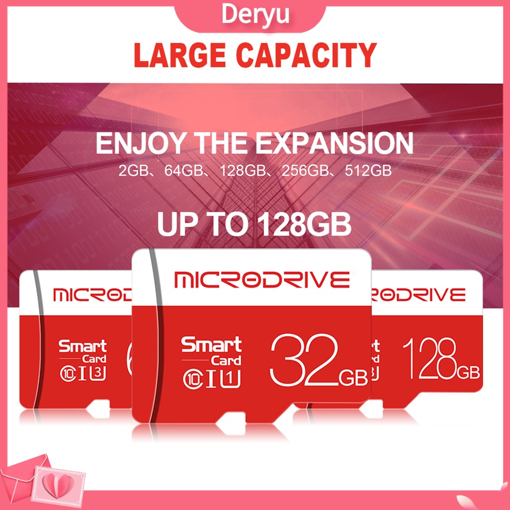 Thẻ Nhớ SD-Card TF 32GB / 64GB / 128GB / 256GB / 512GB Nhanh Chóng Chống Sốc Chống Thấm Nước Dành Cho Điện Thoại Thông Minh