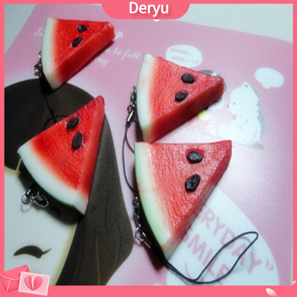 Móc Khóa Túi Xách / Điện Thoại Hình Trái Dưa Hấu Dễ Thương Xinh Xắn