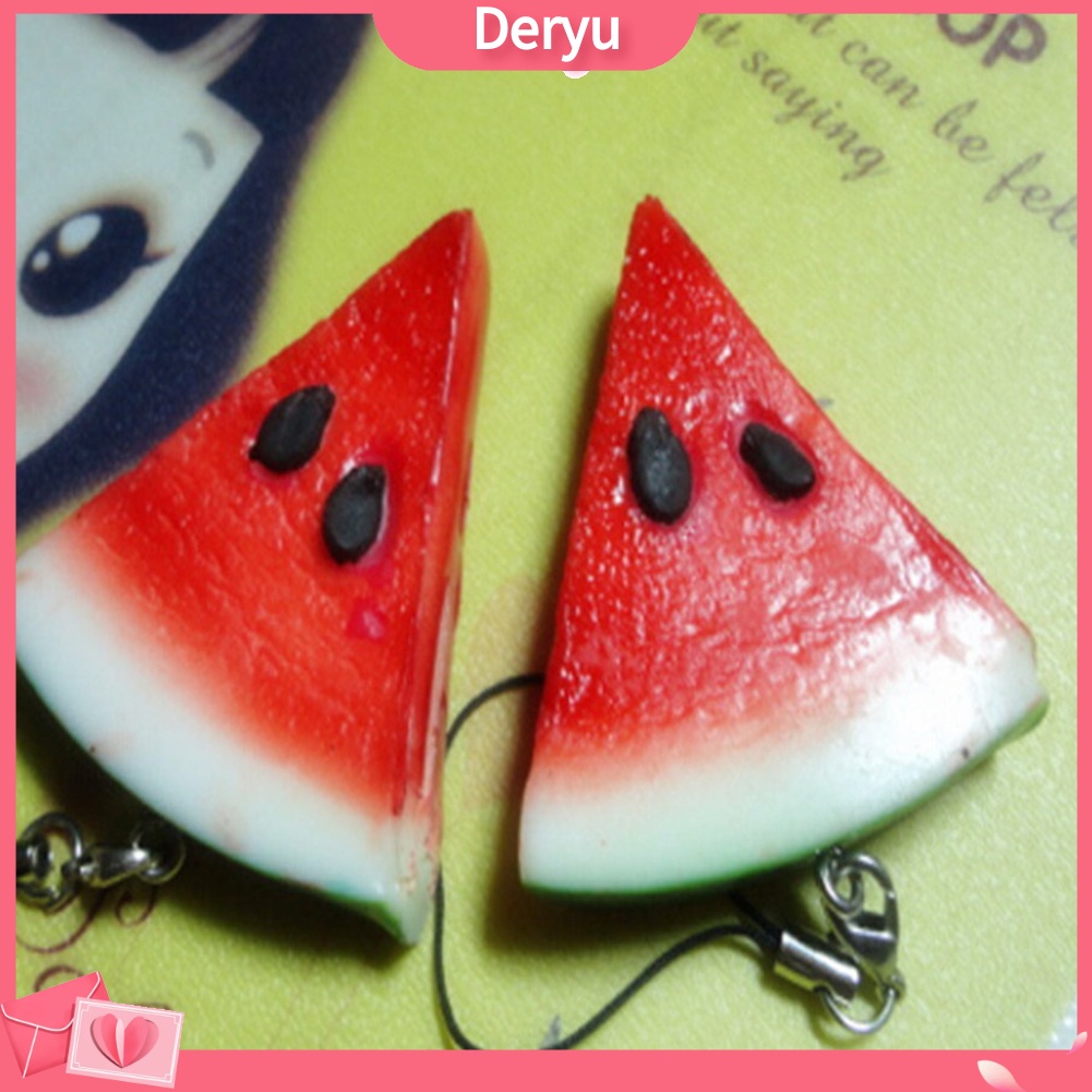 Móc Khóa Túi Xách / Điện Thoại Hình Trái Dưa Hấu Dễ Thương Xinh Xắn