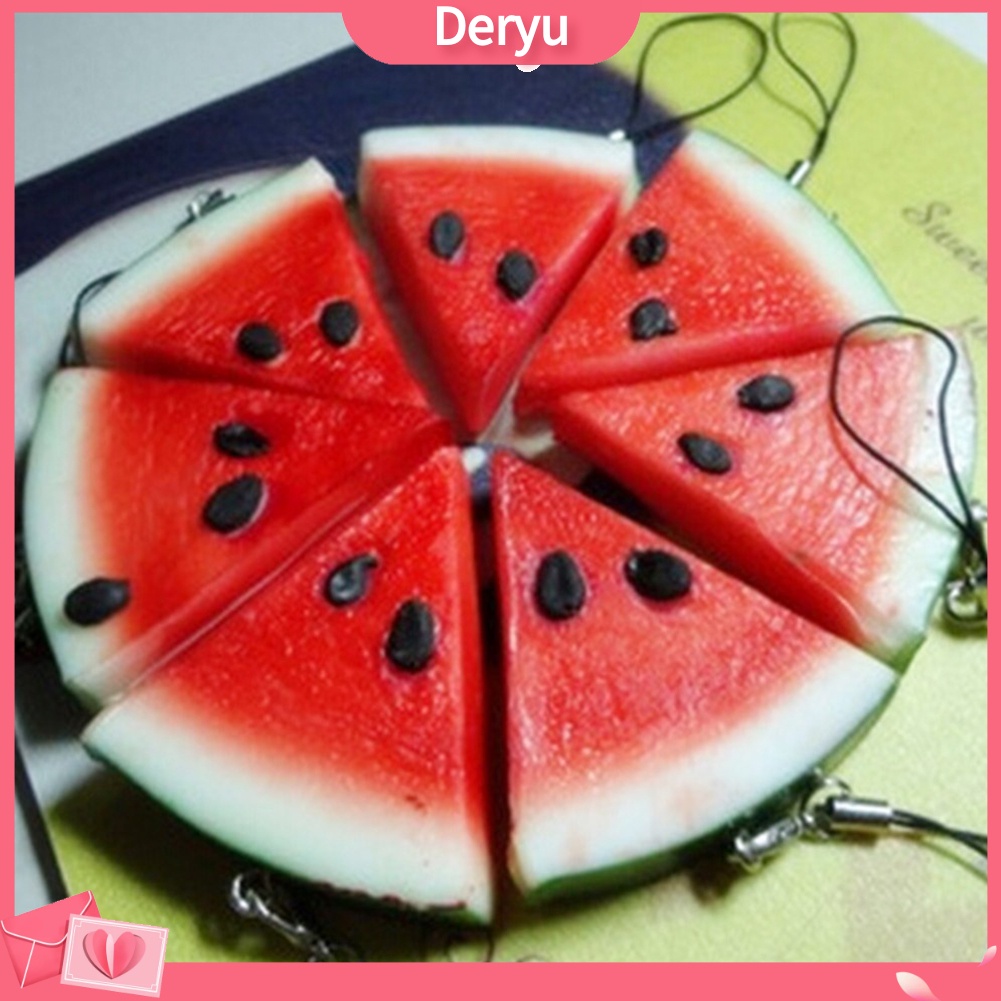 Móc Khóa Túi Xách / Điện Thoại Hình Trái Dưa Hấu Dễ Thương Xinh Xắn