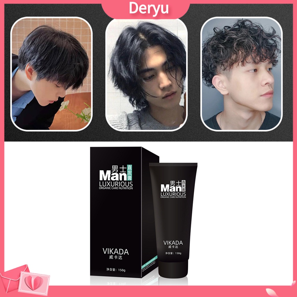 Kem Làm Thẳng Tóc 150ml Tự Nhiên Không Làm Tổn Thương Tóc Cho Nam Sử Dụng Tại Nhà