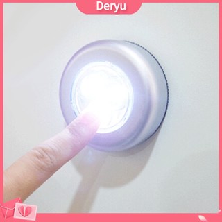 Đèn led 3 bóng mini không dây cảm ứng gắn tủ bếp tiện dụng