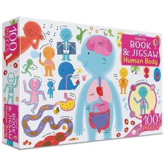 Usborne Book and Jigsaw Human Body: ghép hình cơ thể người 100 chi tiết