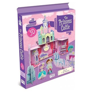 3D Princess Castle: set lắp ghép lâu đài công chúa 3D