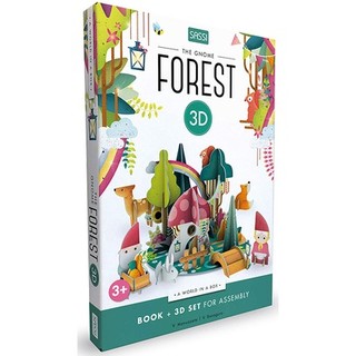 The Gnome Forest 3D - Book and 3D model bộ câu đố ghép hình 3D hấp dẫn
