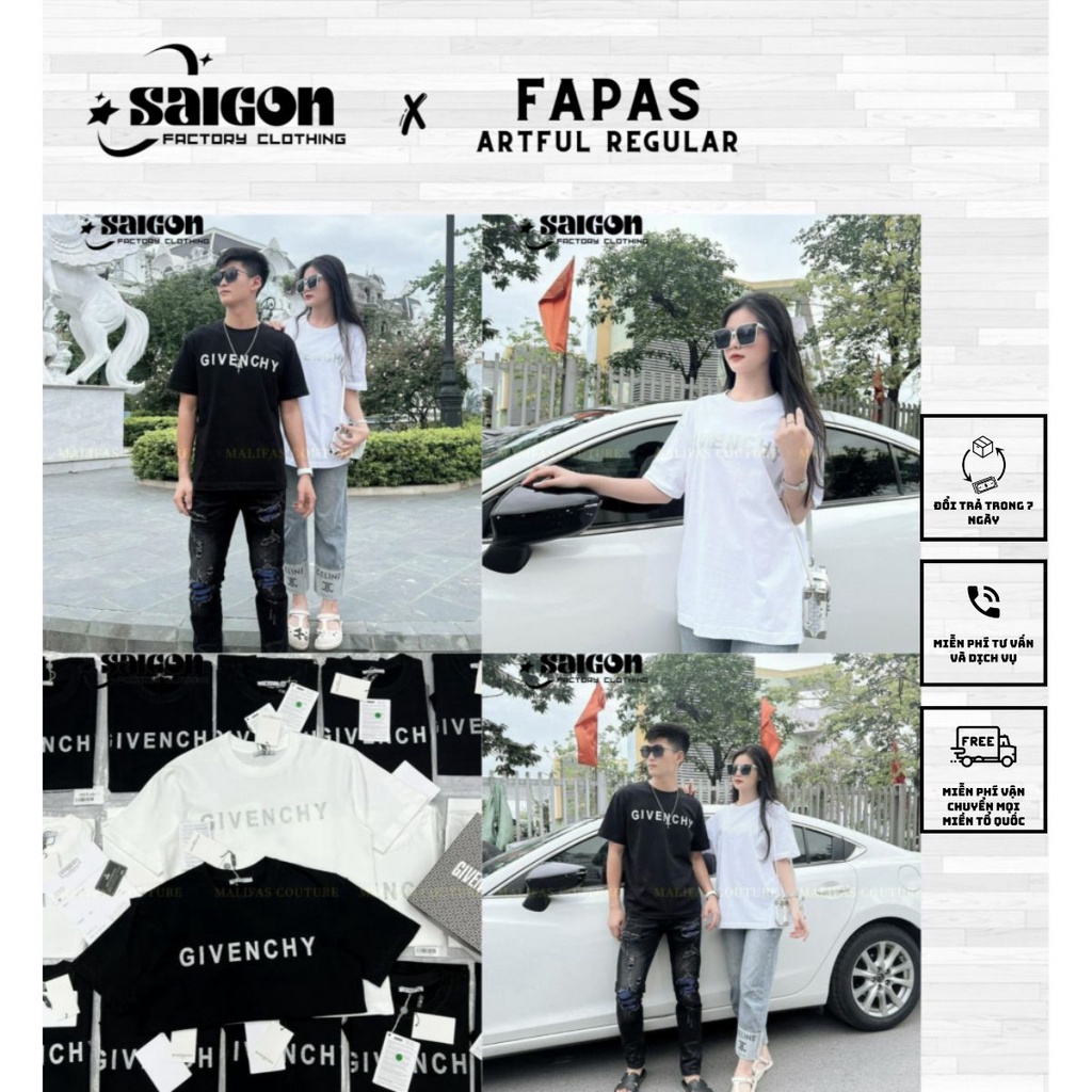 Áo Phông Nam Give.chy In Chữ Logo Kim Tuyến Siêu Đẹp - Áo Thun Give.chy Nam Nữ In Chữ Kim Tuyến Cao Cấp