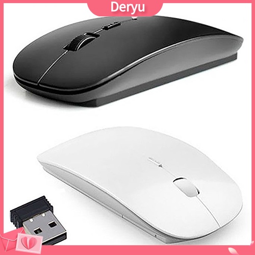 Chuột Không Dây USB Siêu MỏNg 2.4GHz Cho Laptop / PC