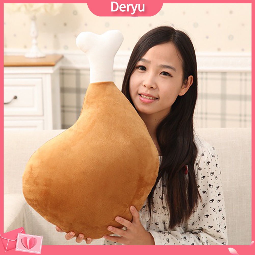 | Đồ Chơi Đùi Gà 3D Nhồi Bông Mềm Mại Dễ Thương Cho Bé Gái