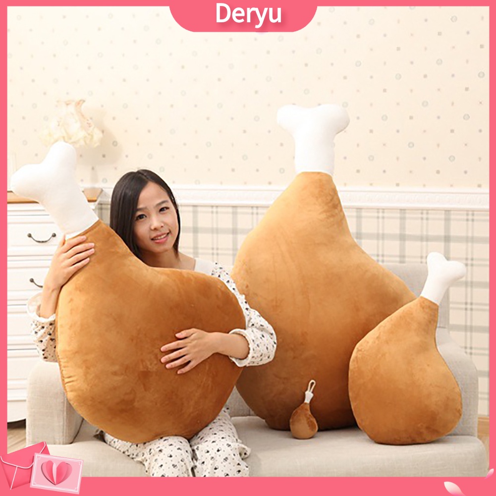 | Đồ Chơi Đùi Gà 3D Nhồi Bông Mềm Mại Dễ Thương Cho Bé Gái