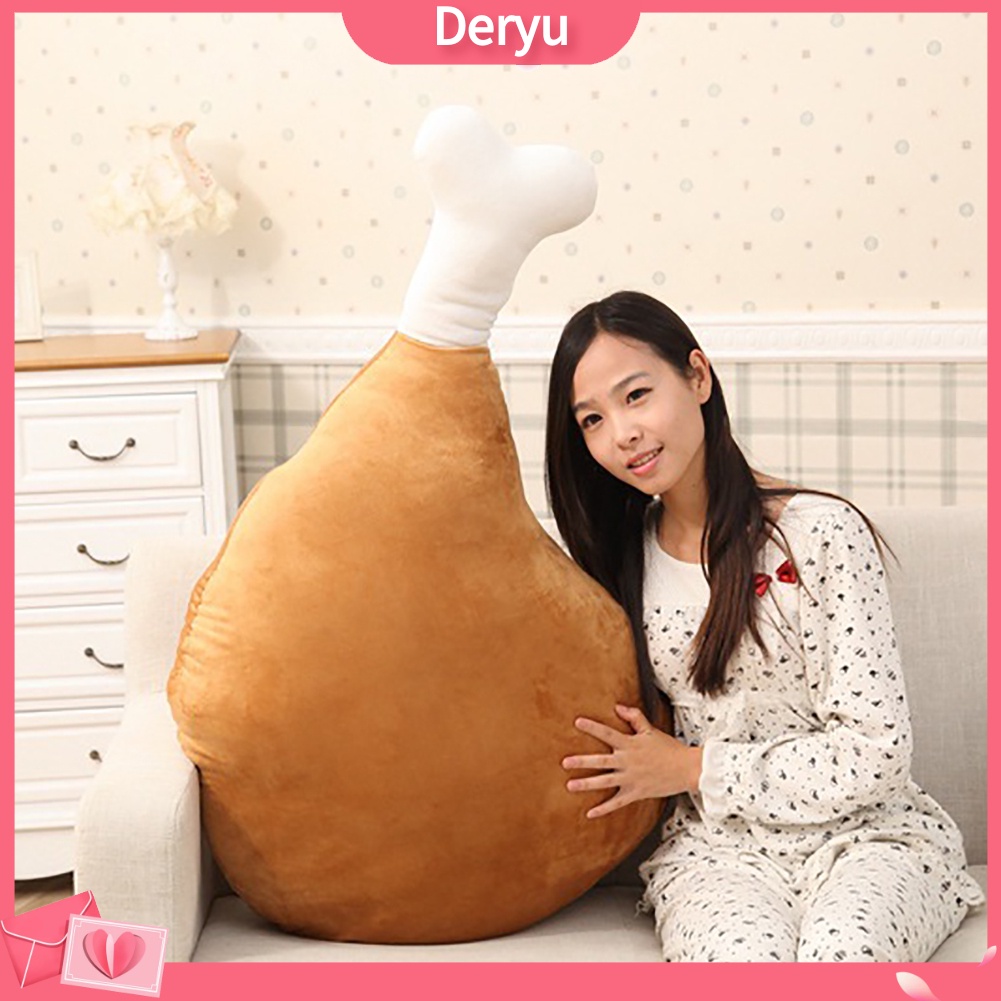 | Đồ Chơi Đùi Gà 3D Nhồi Bông Mềm Mại Dễ Thương Cho Bé Gái