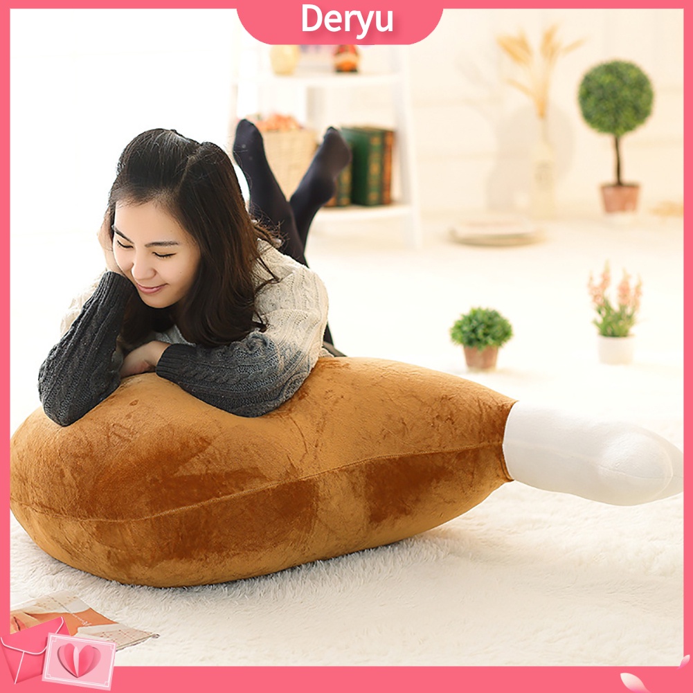 | Đồ Chơi Đùi Gà 3D Nhồi Bông Mềm Mại Dễ Thương Cho Bé Gái