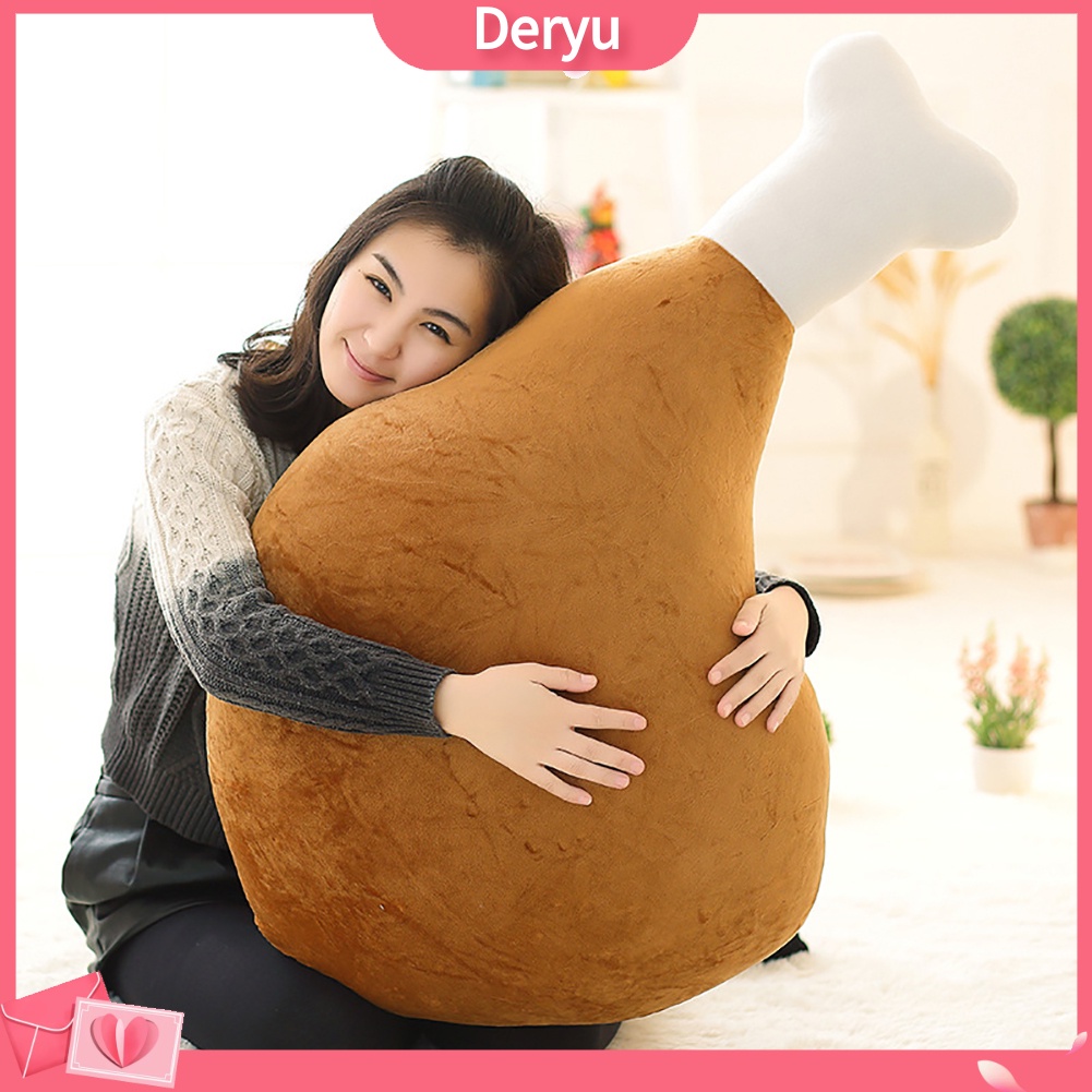 | Đồ Chơi Đùi Gà 3D Nhồi Bông Mềm Mại Dễ Thương Cho Bé Gái