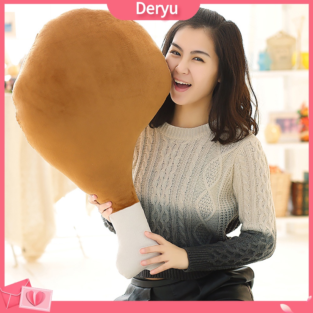 | Đồ Chơi Đùi Gà 3D Nhồi Bông Mềm Mại Dễ Thương Cho Bé Gái