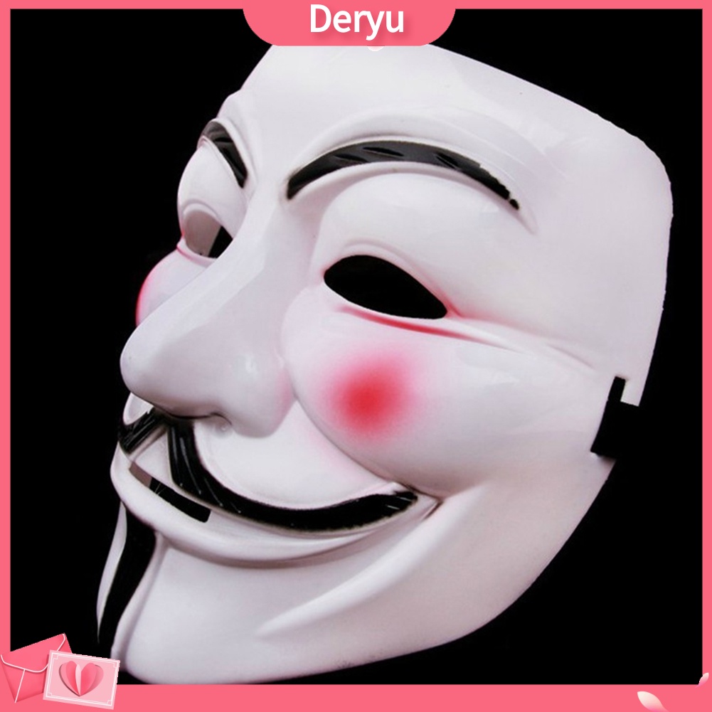 Mặt Nạ Hóa Trang Anonymous Hacker V for Vendetta Master Trong Phim Hoạt Hình Anonymous V