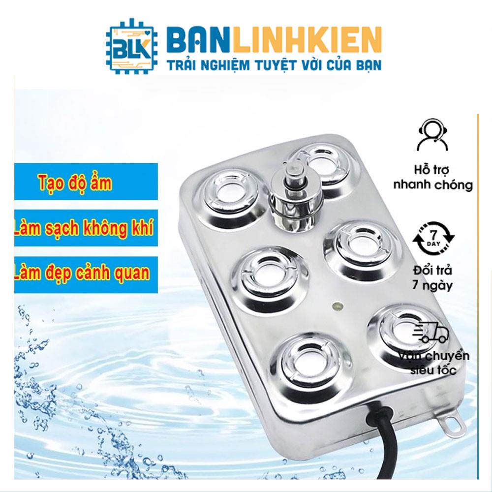 Vỉ Động Cơ Phun Sương Siêu Âm 2 , 6 ,10 mắt Tạo Hơi Nước Siêu Âm Hơi Nước Tạo Ẩm 48V5A 250W Inox 304