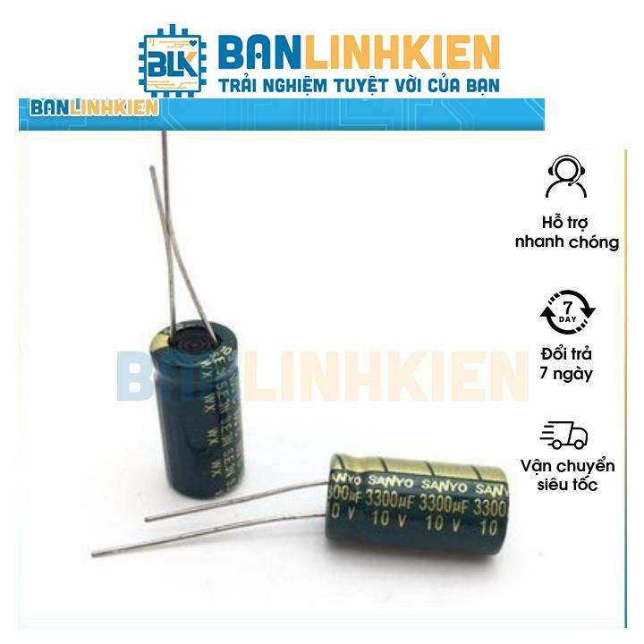 Tụ Hóa 3300uF 10V 10x20MM