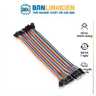 Dây cắm board test nhiều màu 20cm đực cái tệp 40 sợi