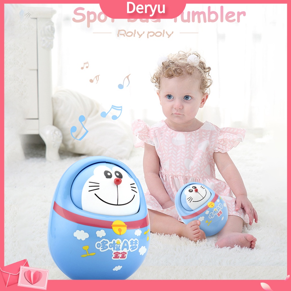 | Búp Bê Lật Đật Đồ Chơi Hình Doraemon Đáng Yêu Làm Quà Tặng Sinh Nhật
