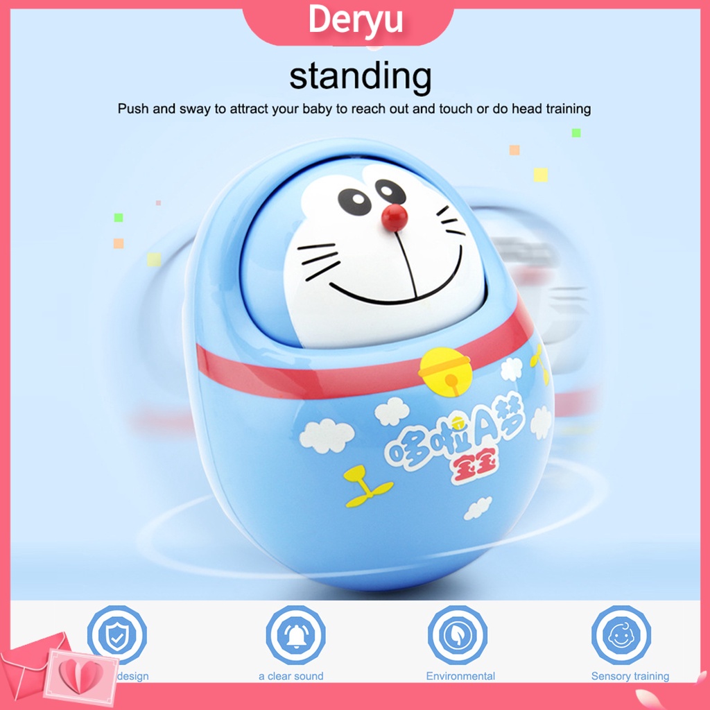 | Búp Bê Lật Đật Đồ Chơi Hình Doraemon Đáng Yêu Làm Quà Tặng Sinh Nhật