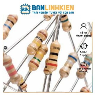 Điện Trở Vạch 1/4W 5% 270K-820K ( Túi 50 con)